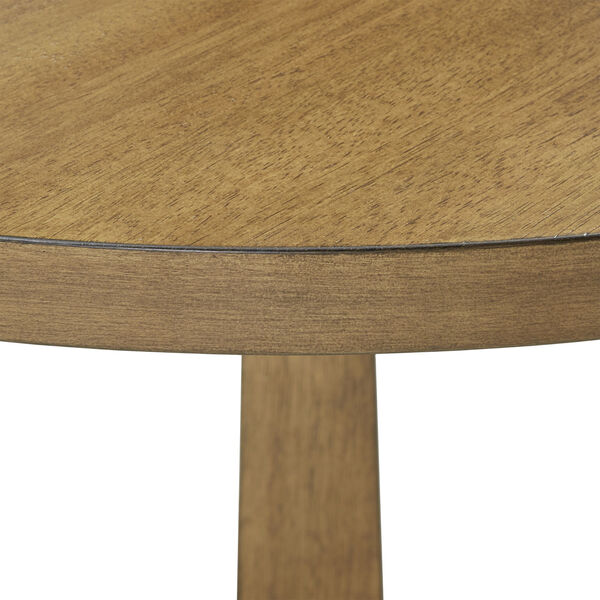 Anna Brown Round Two-Tone Dining Table, image 4